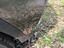 Bumper links achteraan