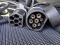 View of fittings for electric vehicle