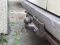 View of trailer tow-bar hitch