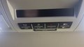 View of rear climate control switch