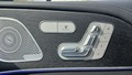 View of control buttons for electric seat adjustment
