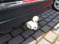 View of trailer tow-bar hitch