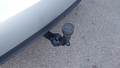 View of trailer tow-bar hitch