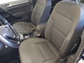 View of front seats