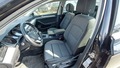 View of front seats