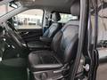 View of front seats
