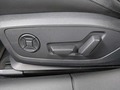 View of control buttons for electric seat adjustment