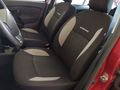 View of front seats