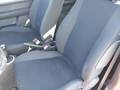 View of front seats