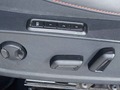 View of control buttons for electric seat adjustment