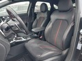 View of front seats