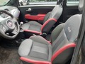 View of front seats