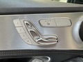 View of control buttons for electric seat adjustment