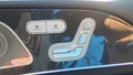 View of control buttons for electric seat adjustment