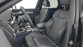 View of front seats
