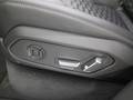 View of control buttons for electric rear seat adjustment