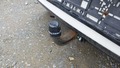 View of trailer tow-bar hitch