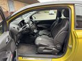 View of front seats