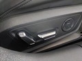 View of control buttons for electric seat adjustment