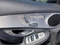 View of control buttons for electric seat adjustment