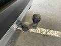 View of trailer tow-bar hitch