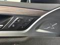 View of control buttons for electric seat adjustment