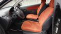 View of front seats