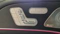View of control buttons for electric seat adjustment