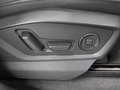 View of control buttons for electric seat adjustment