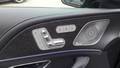 View of control buttons for electric seat adjustment