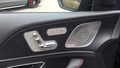 View of control buttons for electric seat adjustment