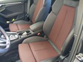 View of front seats