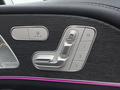 View of control buttons for electric seat adjustment