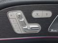 View of control buttons for electric seat adjustment