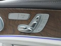 View of control buttons for electric seat adjustment