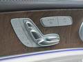 View of control buttons for electric seat adjustment