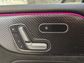 View of control buttons for electric seat adjustment