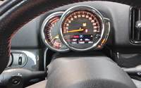 View of instrument panel
