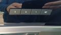 View of control buttons for electric seat adjustment