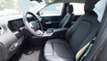 View of front seats