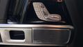 View of control buttons for electric seat adjustment