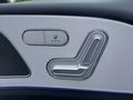 View of control buttons for electric seat adjustment