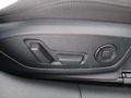 View of control buttons for electric seat adjustment