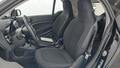 View of front seats