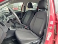 View of front seats