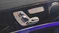 View of control buttons for electric seat adjustment