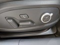View of control buttons for electric seat adjustment