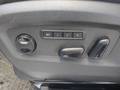 View of control buttons for electric seat adjustment