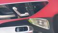 View of control buttons for electric seat adjustment