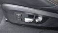 View of control buttons for electric seat adjustment